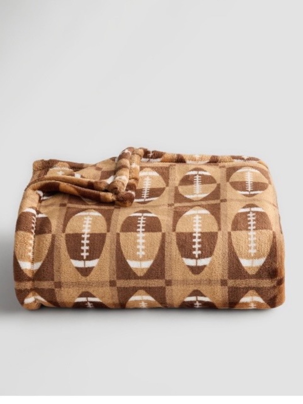The Big One Touchdown Football Plush Throw Blanket